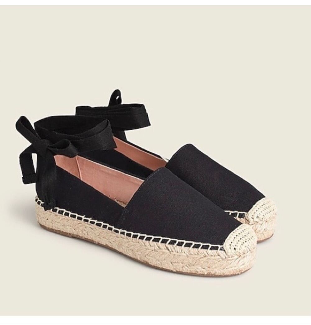 J. Crew Lace Up Espadrilles Size 10